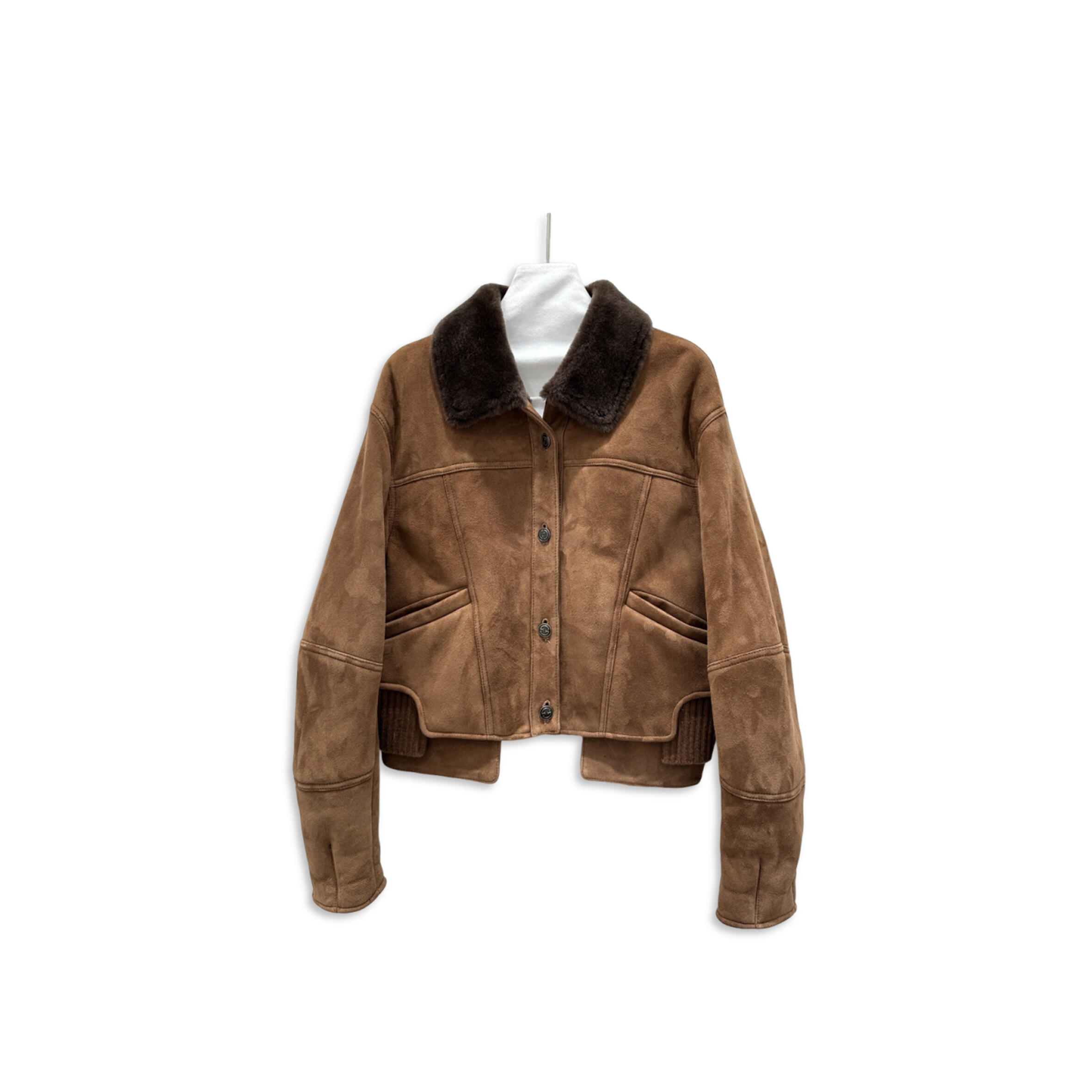 Gvc*1 suede short jacket